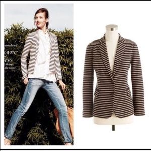 EUC J. Crew Nautical Striped Blazer XS